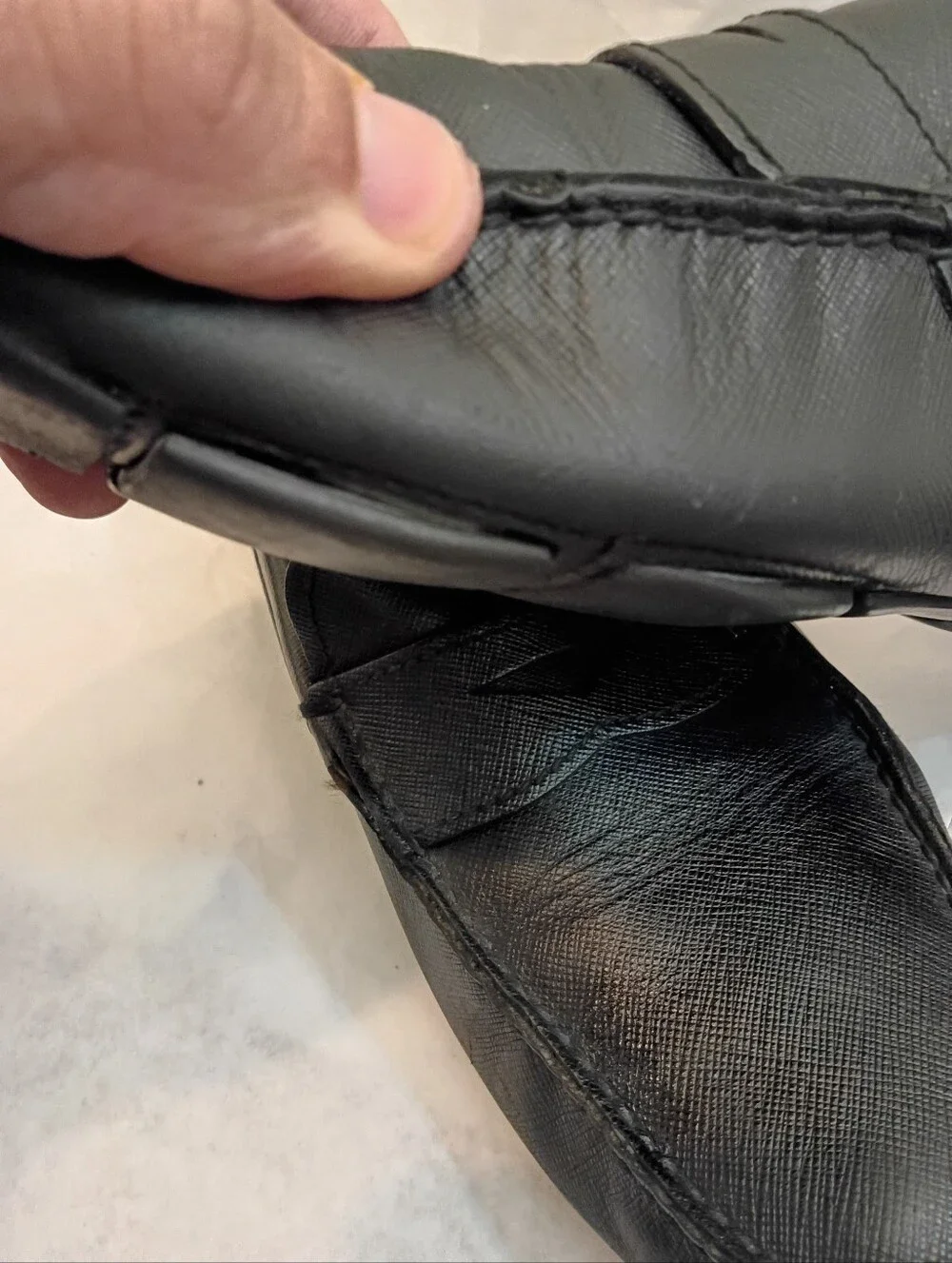 Mens Prada Black.Loafer Shoes UK.9.us 9.5